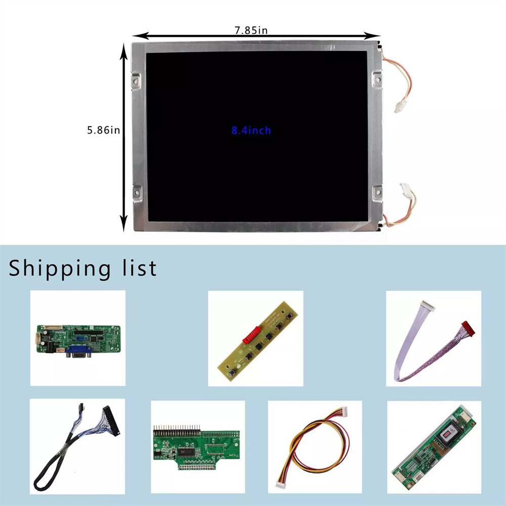 VGA LCD Controller Board With 8.4" AA084VC03 640X480 LCD Screen