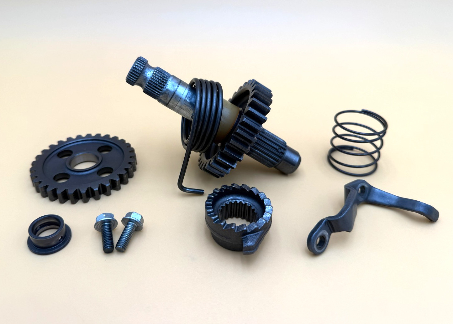 1999 - 2004 Honda XR400R XR400 OEM Kickstart Kick Start Mechanism Shaft Gear #2