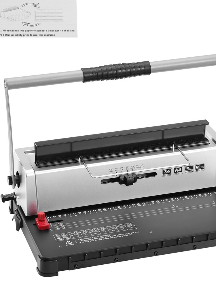 46-hole A4 Electric Spiral Wire Binding Machine Single-wire Coil Binding Machine