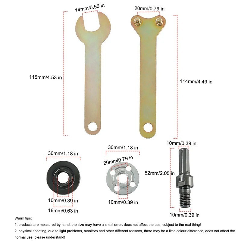 Conversion 10mm Angle Grinding Adapter Connecting Rod Kit For Metal Deburring