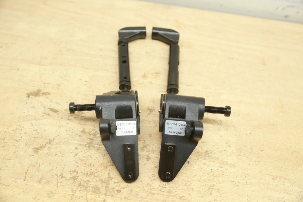 Quantum Flip-Up ARMREST MOUNTS Angle Articulation Brackets - Edge 2.0 3 4Front