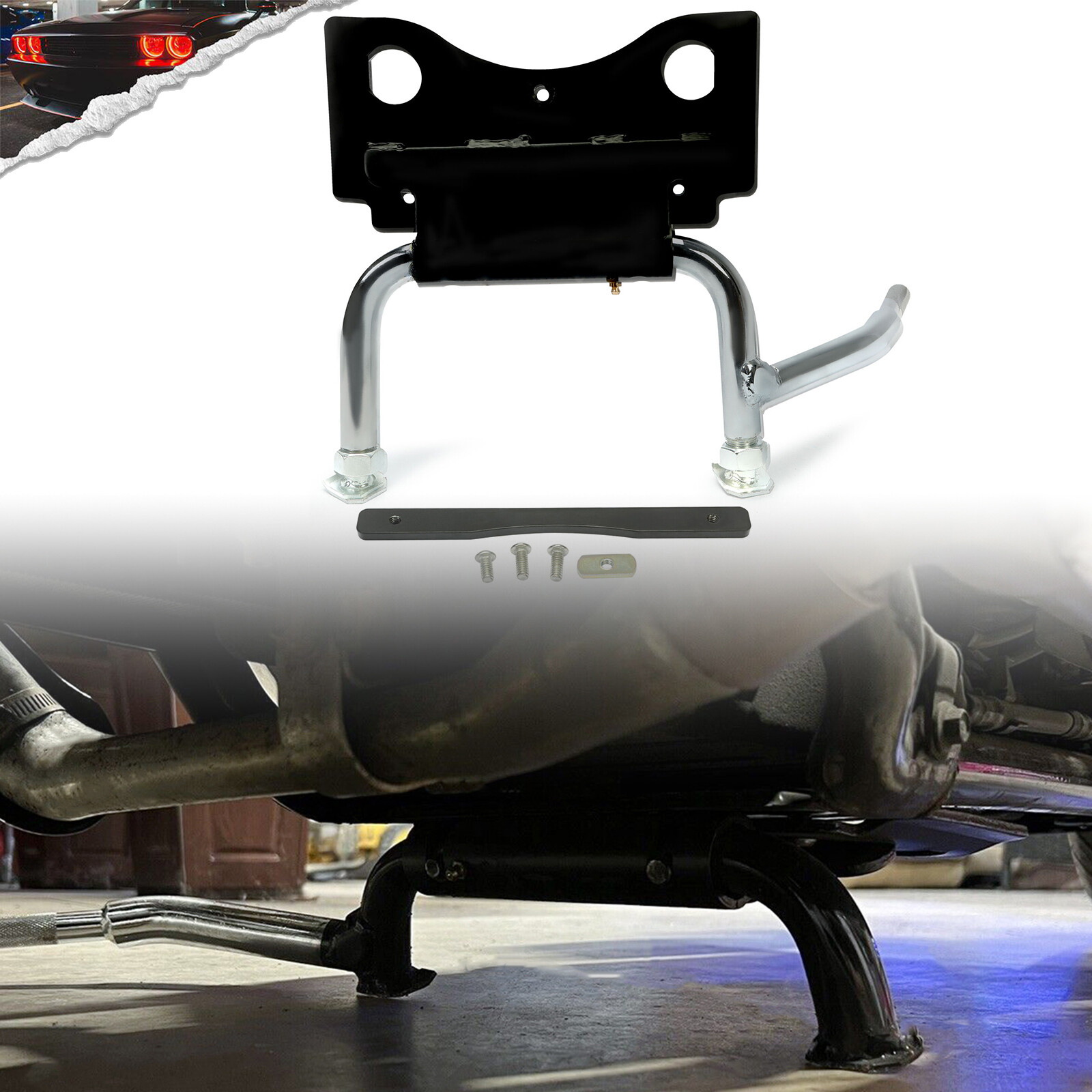 Adjustable Center Stand Fit For Harley Touring 91573-09A Street Road Glide 09-24