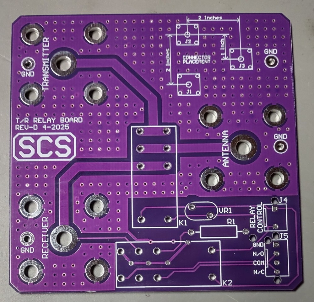Antenna T/R switch bare PCB
