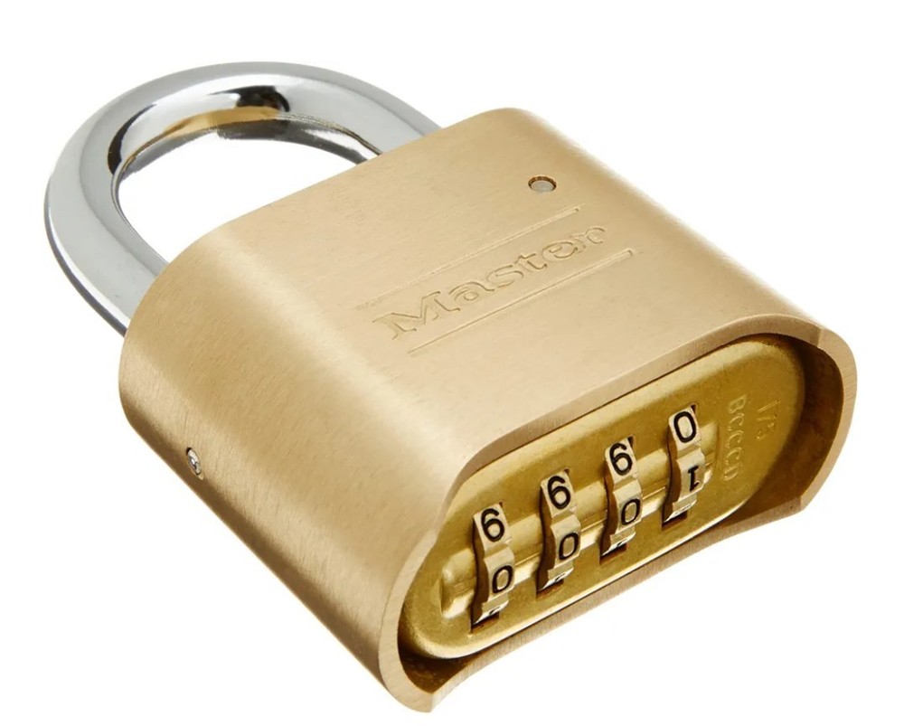 Master Lock Set Your Own Combination Padlock - Brass (175)