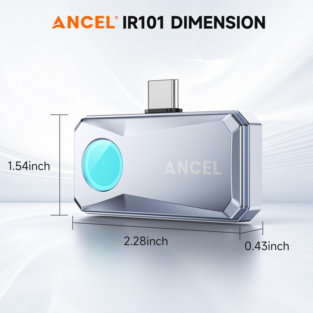 Portable Thermal Imaging Camera with 256x192 IR Resolution for Android Devices
