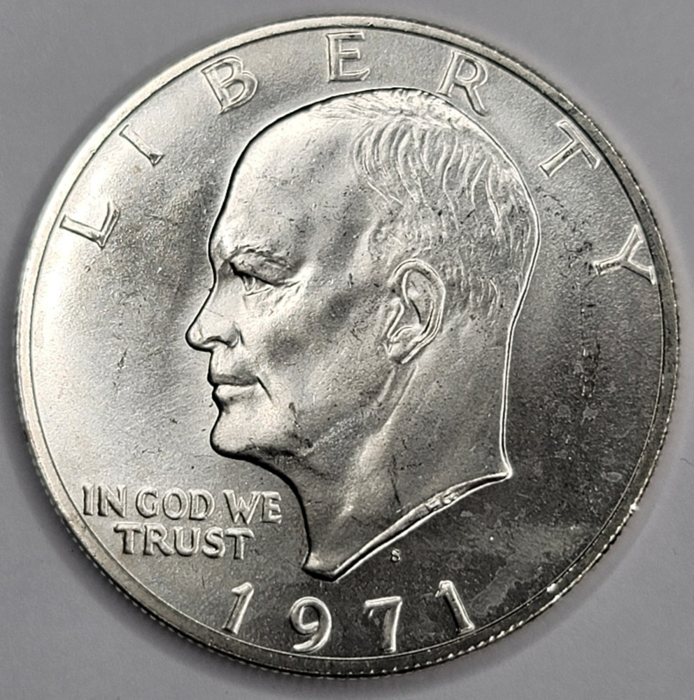 1971 S EISENHOWER 40% SILVER DOLLAR UNCIRCULATED