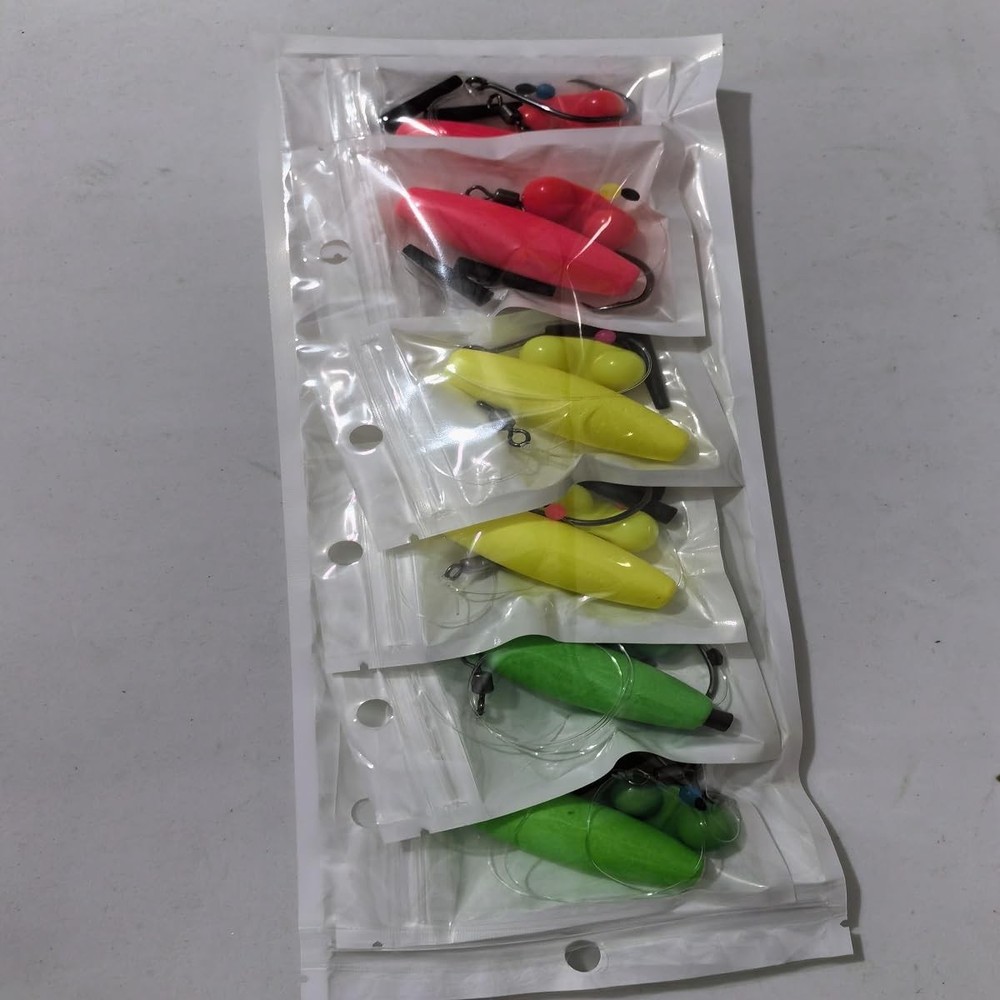 6PCS kaleodam Catfish Rigs Float Large, Multiple colors