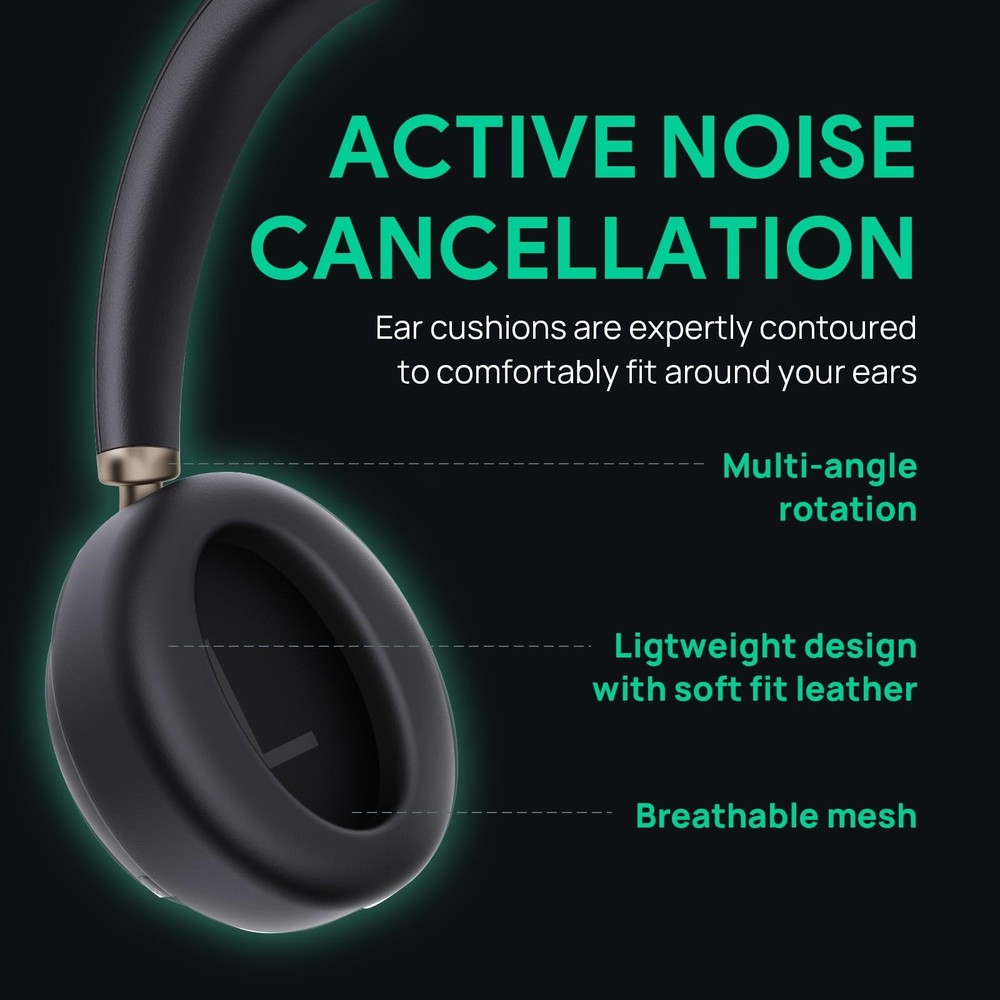Yealink BH76 Plus Bluetooth Headset, Wireless Headset with Microphone for PC