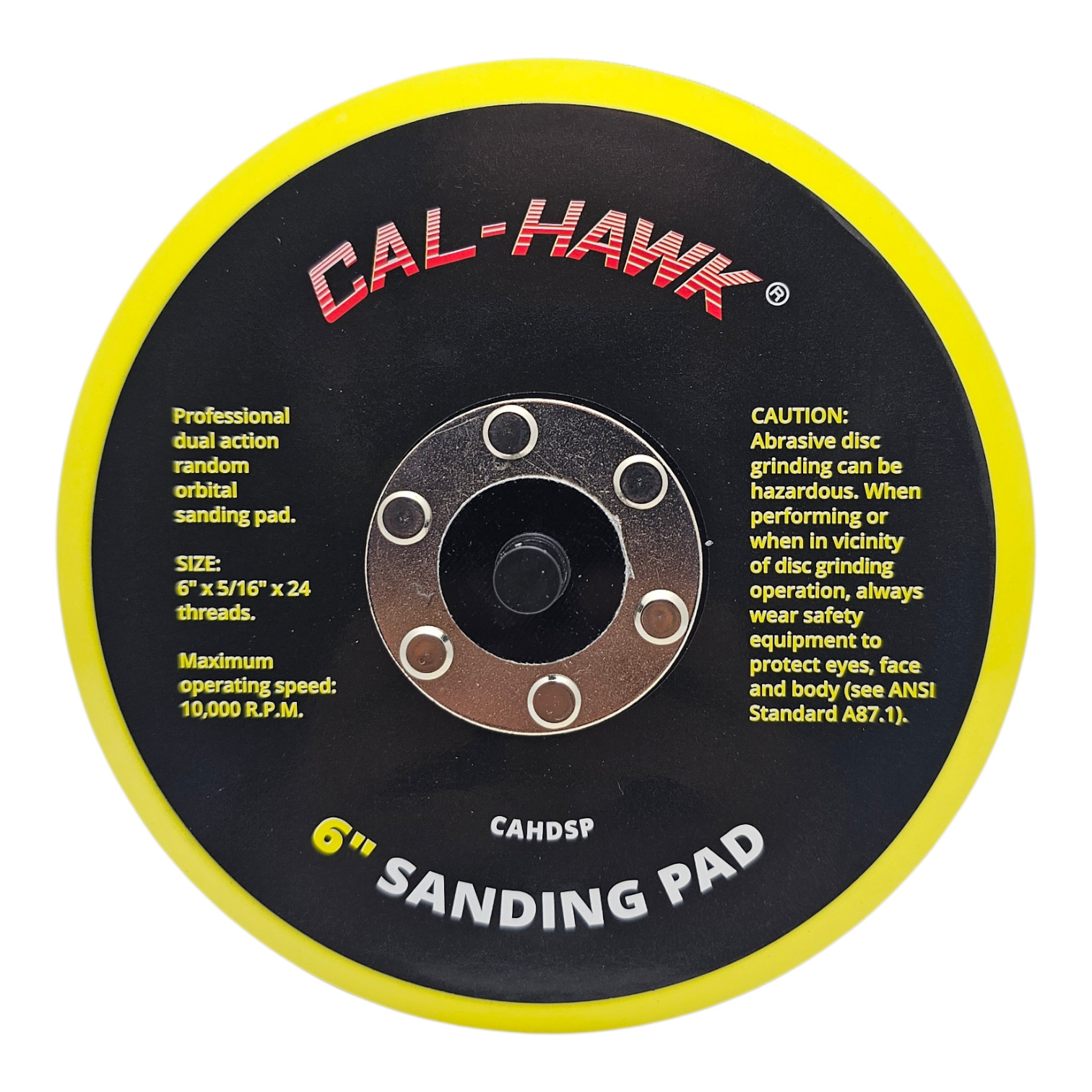 6" DA PSA Sanding Backup backing pad for sticky  Sanders