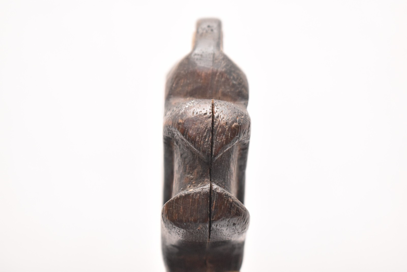 OLD Northwest Coast Native Eskimo Tlingit Knife Hand Carved Dagger 16" Figural