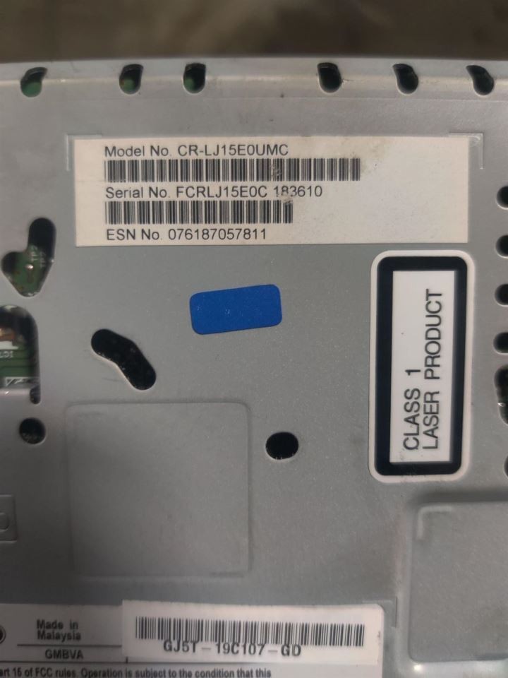 CONTROL PANEL OEM 2017 FORD ESCAPE 1YR WRNTY