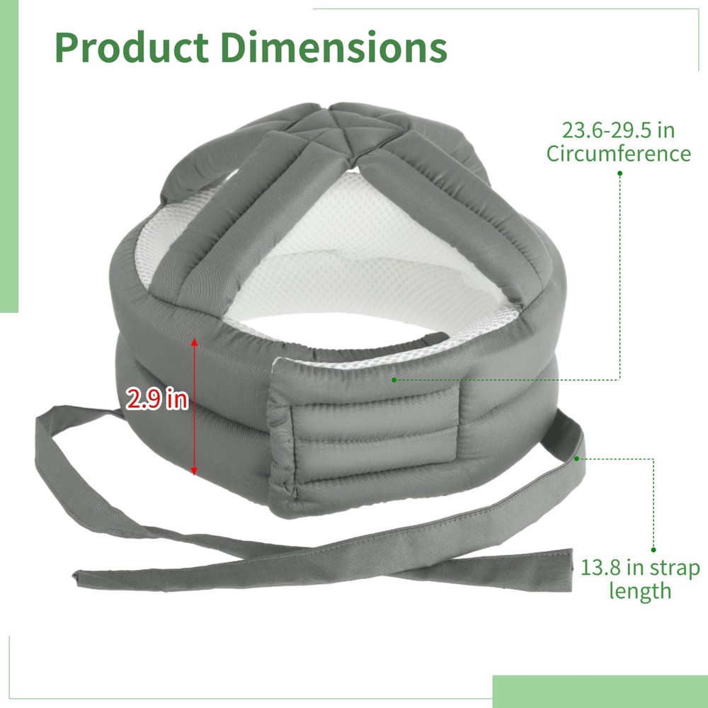 Anti-Fall Elder Head Safety Helmet, Elderly Protective Helmet for Fall Protec...