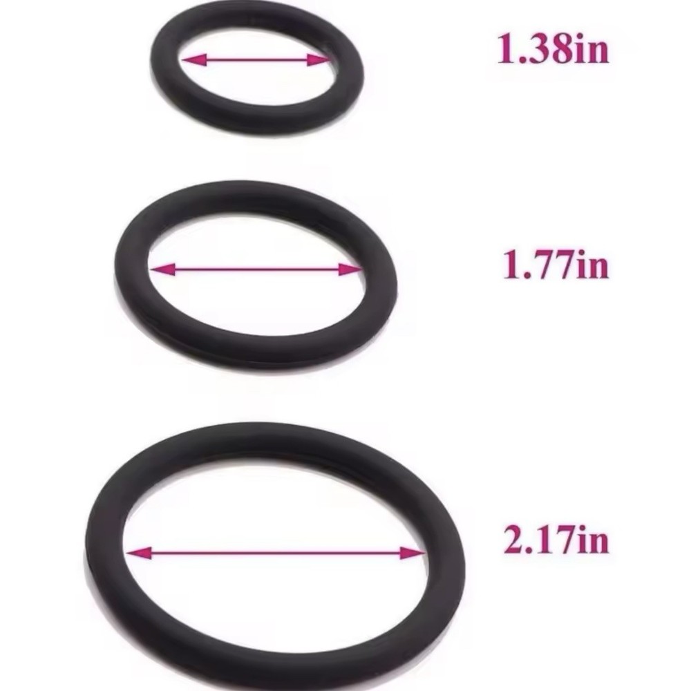 Man Silicone Semen Lock Ring Delay Ejaculation High Elasticity Time Lasting Ring