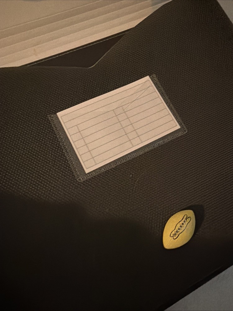 Football Pocket File Binder