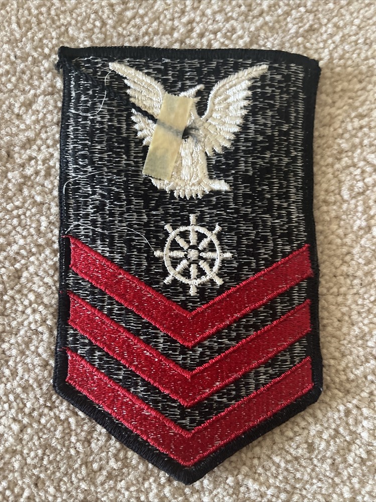 Navy 1st Class Ocean Systems Tech Rate Patch