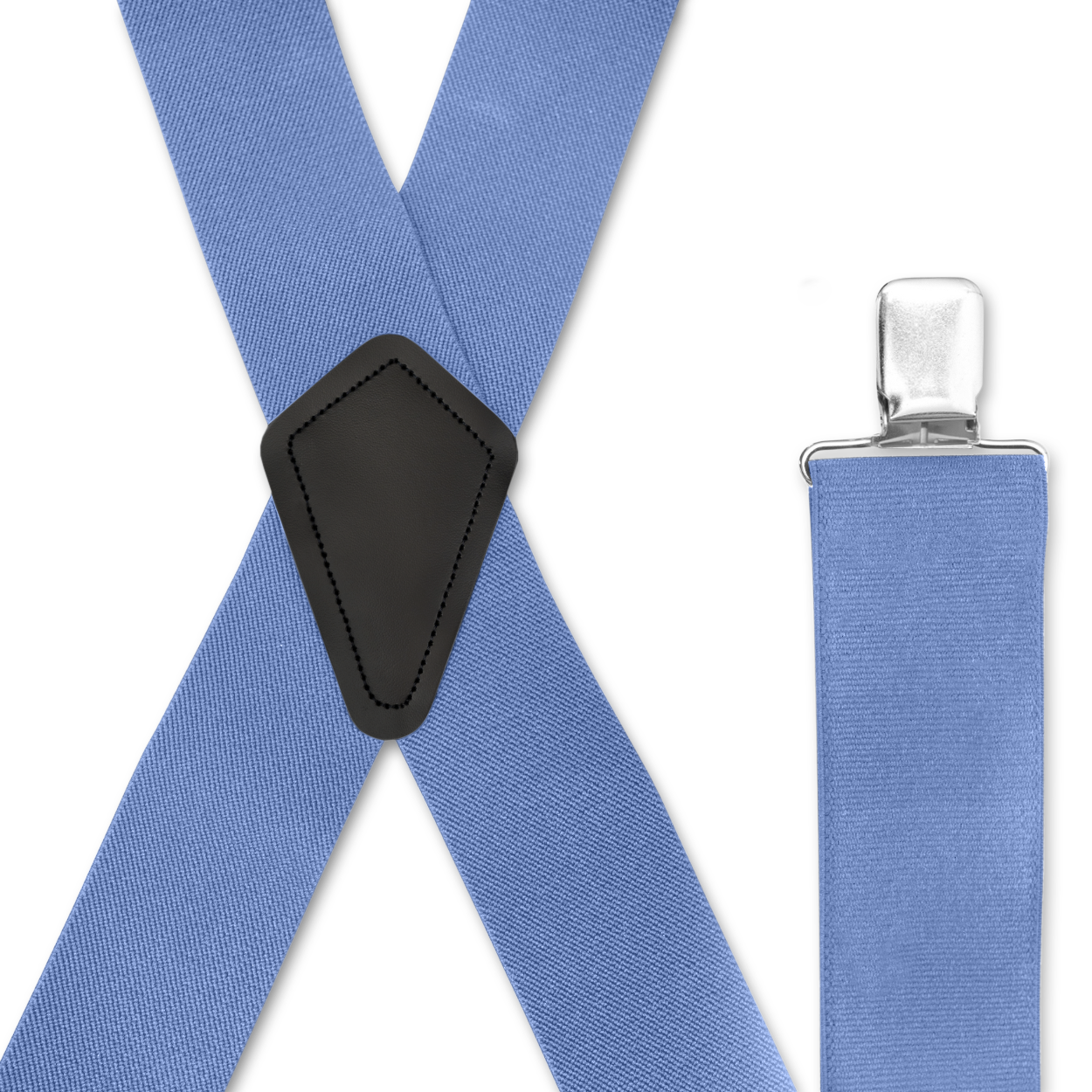 Men's Suspenders - Strong Clips, Many Colors, X Style 1.5" & 2", USA Made