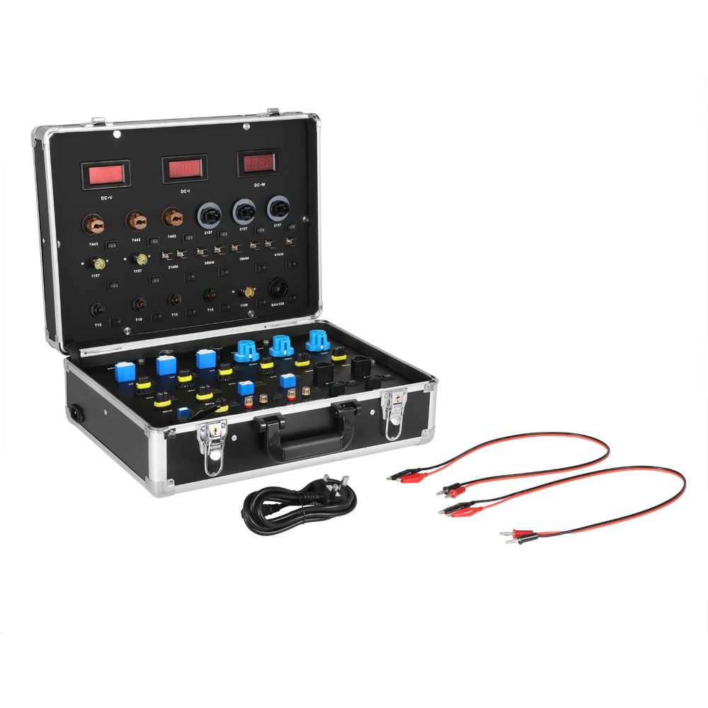 Multifunctional Auto LED Bulbs Tester LED Demo Case with 7- 30V Adjustable Volt