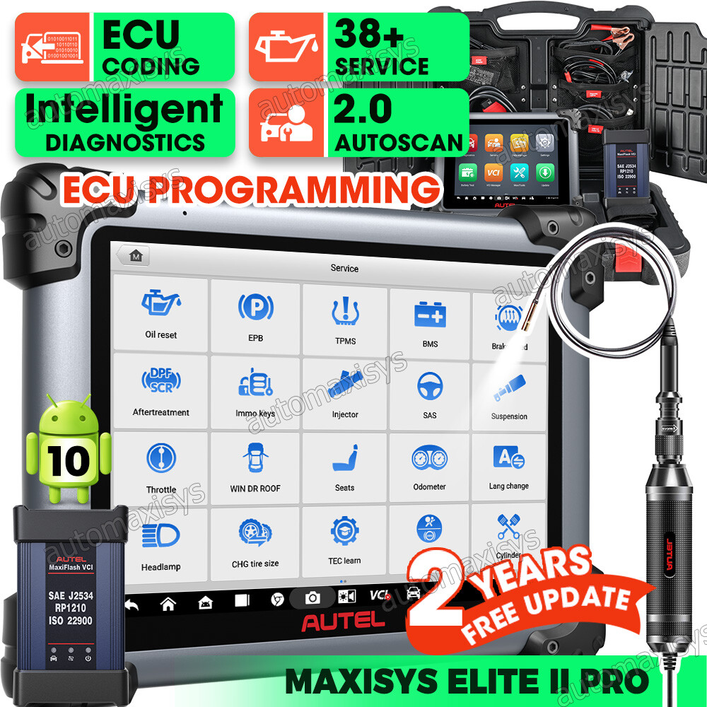 2024 Autel MaxiSys Elite II PRO as MS919 Diagnostic Scan Programming Key Coding