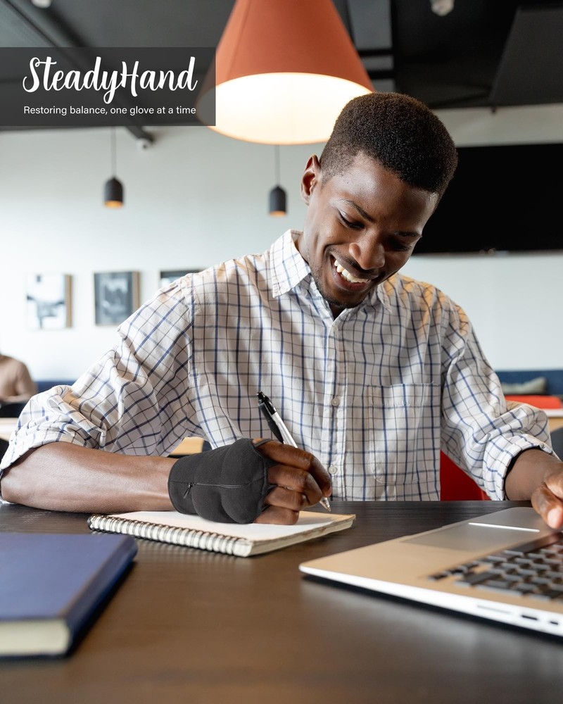 SteadfastGrip Variable Weight Gloves: Effective Tremor Management and Improve...
