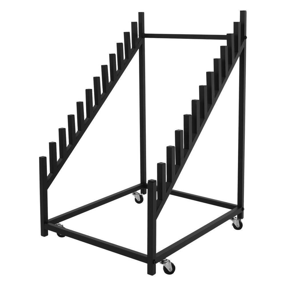 Tile Display Rack, Wheeled Tile Display Stand for Building Material Samples