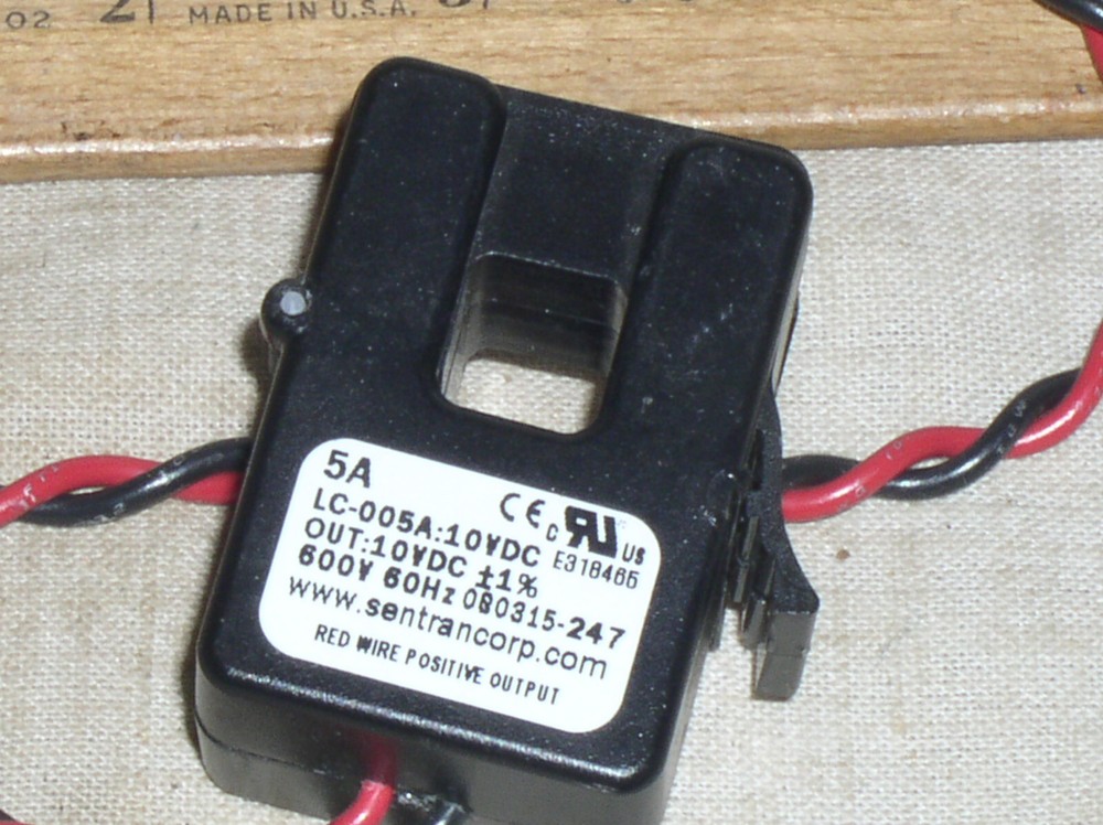 SENTRAN SPLIT CORE CURRENT TRANSFORMER LC5A LC-5A 5A AC TO 10V DC CLIP ON SENSOR