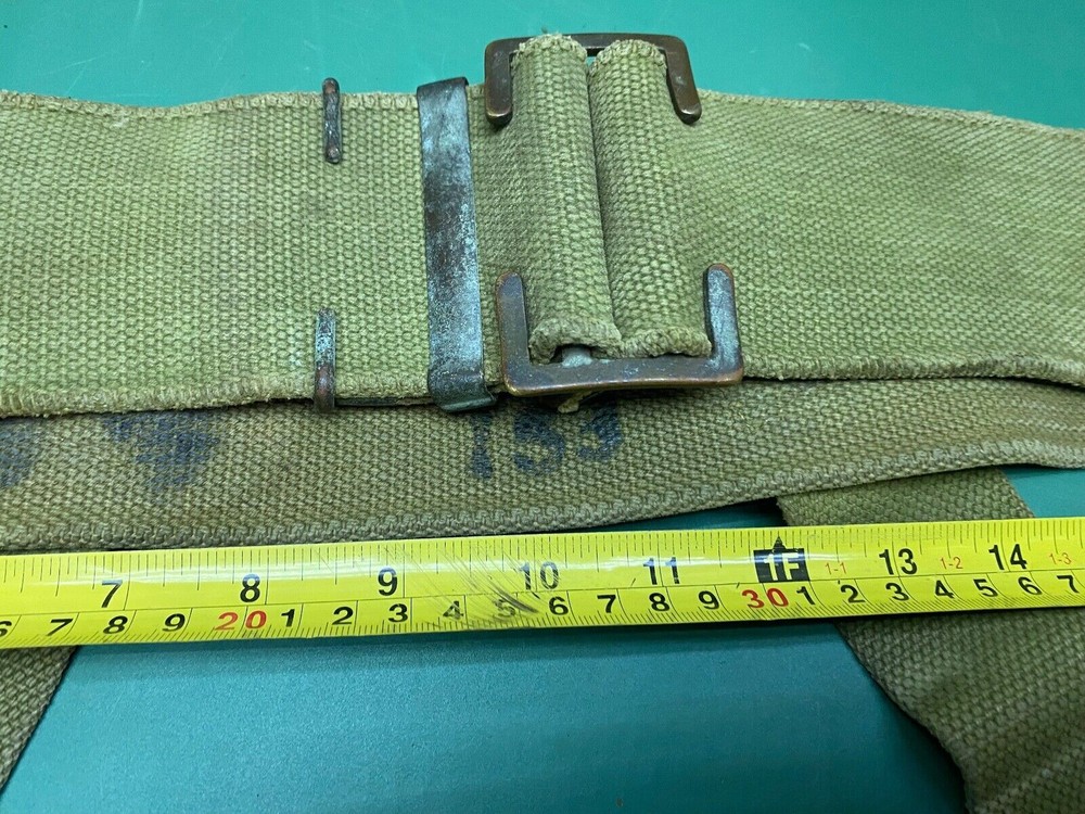 Original 1908 Pattern Webbing Belt, 2nd Foresters- Large Size in Great Condition