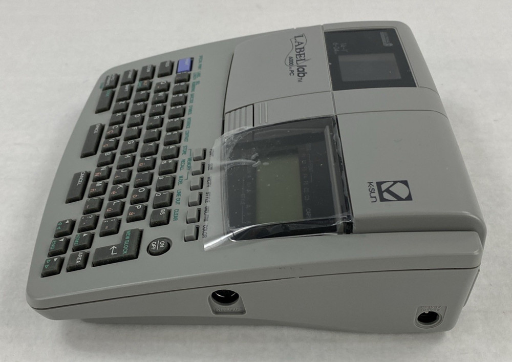 K-Sun Label Lab 6000 XL PC Professional Label Maker Untested