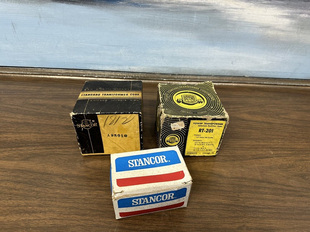 Vintage Stancor Lot Of 3 Untested