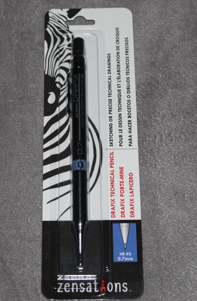 Zebra Zensations Drafix Precision Technical or Sketching Mechanical Pencil 0.7mm