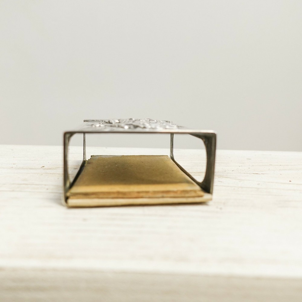 A Dutch Silver Matchbox Cover