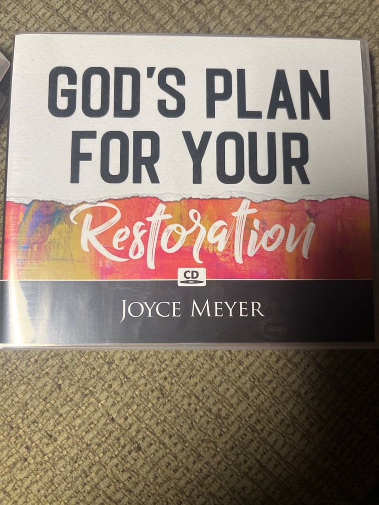 GOD'S PLAN FOR YOUR RESTORATION  Joyce Meyer 4 cd set