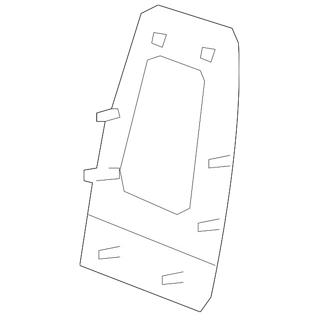 Genuine GM Seat Back Panel 20926221