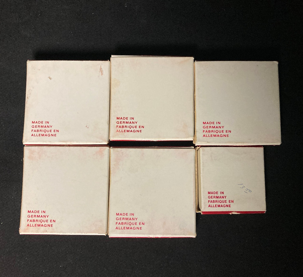 6 LEITZ WETZLAR empty filter boxes w/ cases