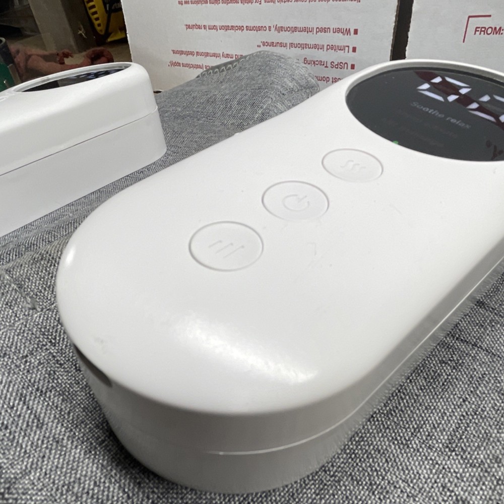 Gray Electric Heating massage calf pads used nice shape