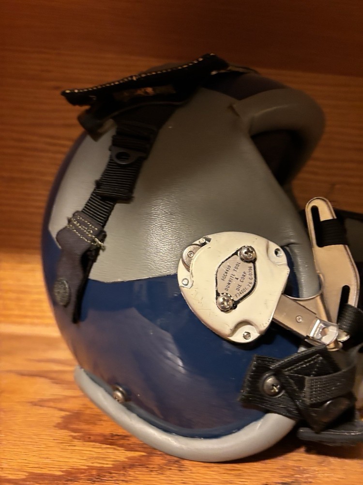 Dunrite Flight test pilot helmet Jon Beesley SIGNED w/ Gloves Lockheed Martin