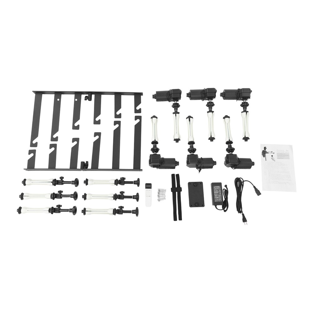 6 Rollers Photography Backdrop Roller & Remote Electric Background Mechanism