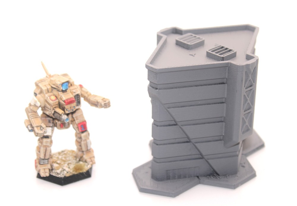BattleTech Hexed Classic Condo Life Building 3D Printed