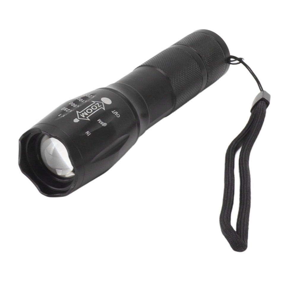 LED FlashLamp Waterproof Rechargeable  (IL/RT6-19807-LEDFLASHLIGHT-NOB)