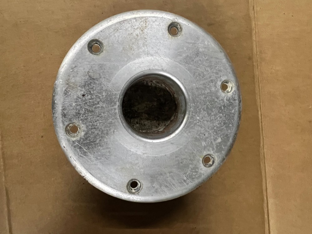 Springfield Marine 7" Diameter Anodized Aluminum Table Base (PAIR)