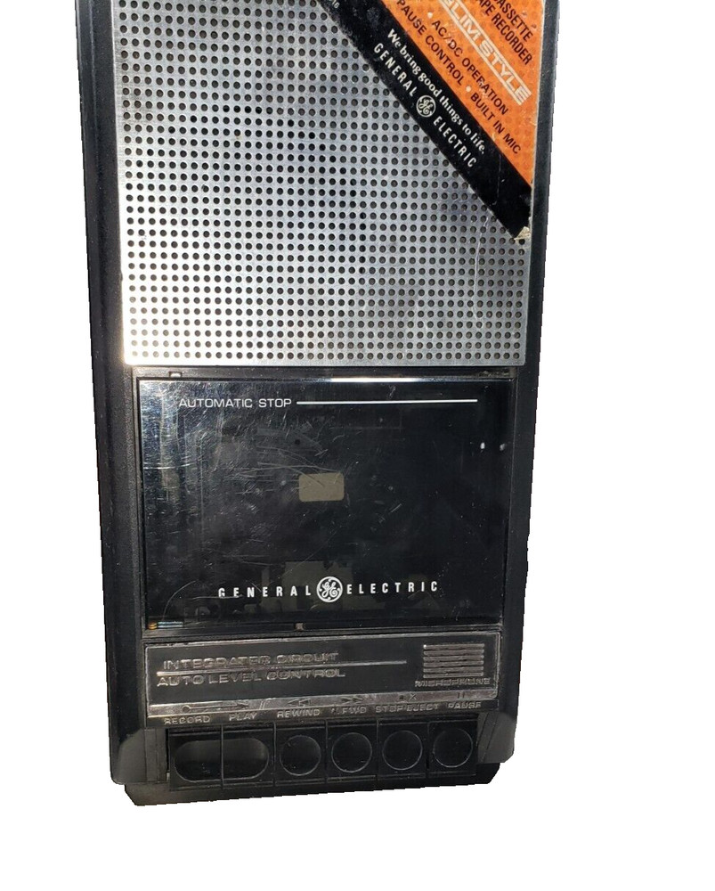 GE 3-5015D Auto Level Control Cassette Tape Recorder - TESTED AND WORKING