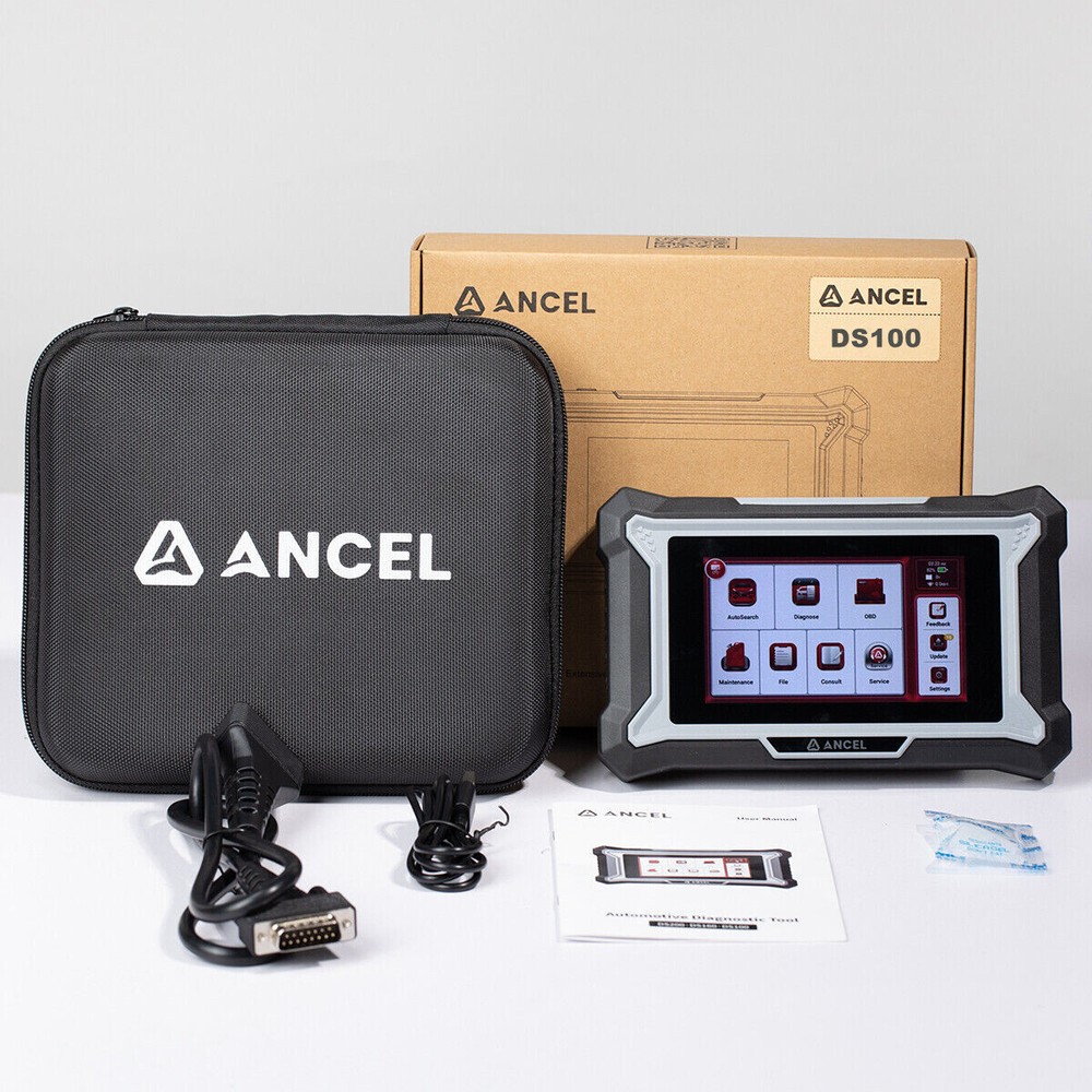 ANCEL DS100 OBD2 Diagnostic Scanner ABS SRS TCM Engine Code Reader with 24 7 Sup