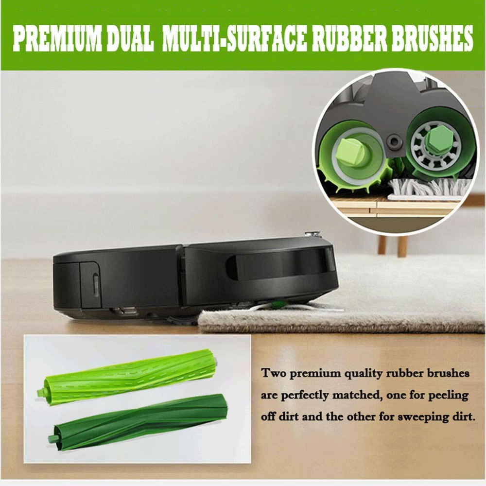 12 Pack Replacement Fits iRobot Roomba i7 i7+/i7 Plus E5 E6 Vacuum Cleaner Tool