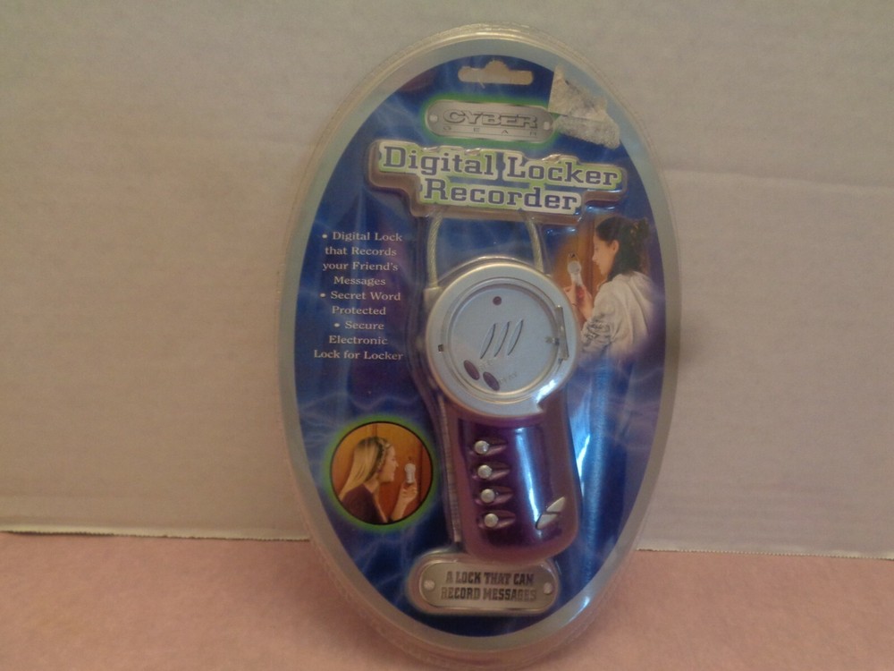 CYBER DIGITAL LOCKER RECORDER  LOCK THAT CAN RECORD MESSAGES  SECURE LOCK