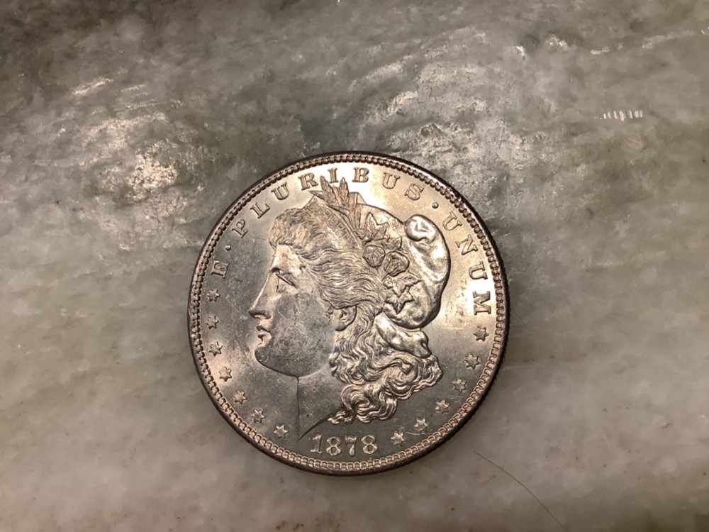 1878-S Silver Morgan Dollar BU