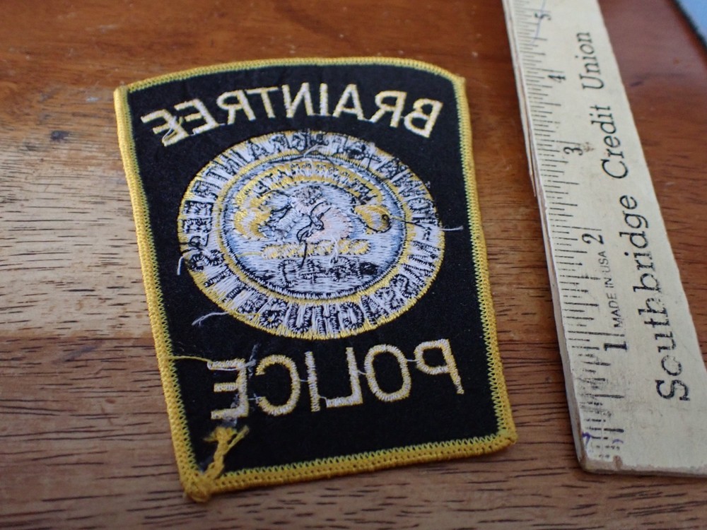 BRAINTREE MASSACHUSETTS EARLY VEST PATCH BX Y#4