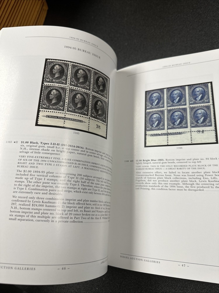 The MLG Collection Of U. S. Plate Blocks