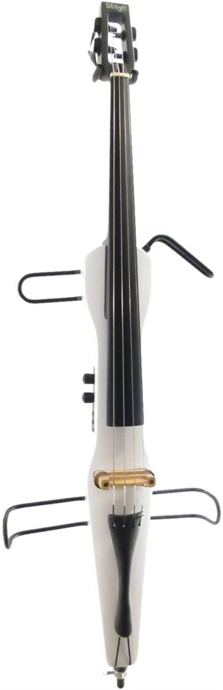 Stagg Electric Cello w/ Gig Bag - White