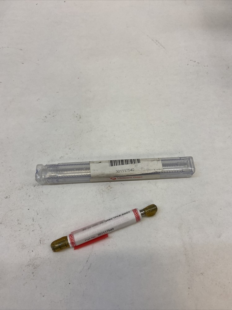 VERMONT GAGE 301117540 Threaded Plug Gauge Ass Dim Type Inch