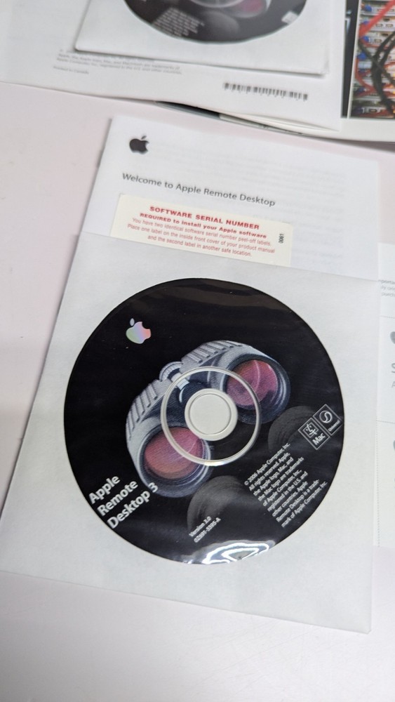 Apple Remote Desktop 2 & Desktop 3 10 Client Retail Box Software