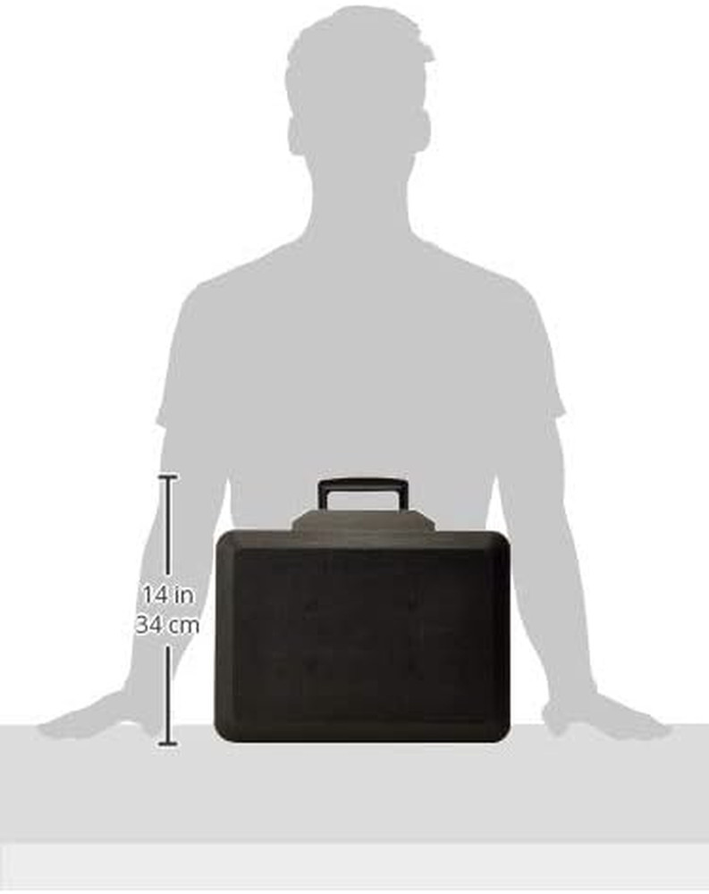 Fireproof Sentry Box Key Lock Important Document Money Safety Storage Chest Box